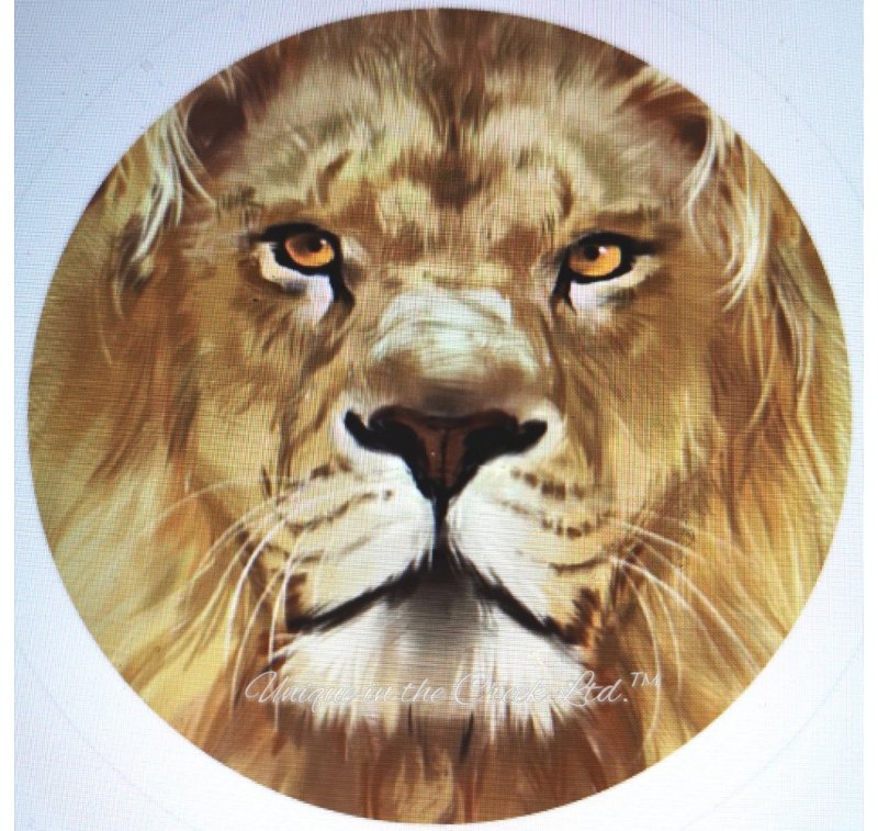 UITC™ Lion Face Vinyl image insert has been designed to be used with ...